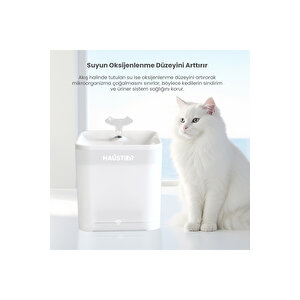 Wf004 Akıllı Kedi Su Sebili,su Pınarı, Uv Su Filtrelemeli - Smart Wifi - App