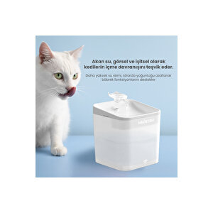 Wf004 Akıllı Kedi Su Sebili,su Pınarı, Uv Su Filtrelemeli - Smart Wifi - App