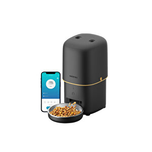 Pf02 Akıllı Kedi Köpek Otomatik Mama Kabı Siyah Türki̇ye Garanti̇li̇