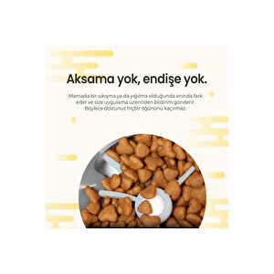 Pf02 Akıllı Kedi Köpek Otomatik Mama Kabı Siyah Türki̇ye Garanti̇li̇