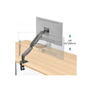 Nb F80 17-30 Lcd Led Monitör Tutucu Kol Amortisörlü Vesa Monitör Standı
