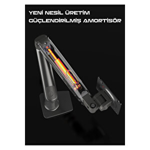 Nb F80 17-30 Lcd Led Monitör Tutucu Kol Amortisörlü Vesa Monitör Standı