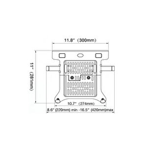 Nb Ergonomic Fp2 Vesa Notebook Aparatı F80-h100-h180-f160-g45 Ile Uyumludur