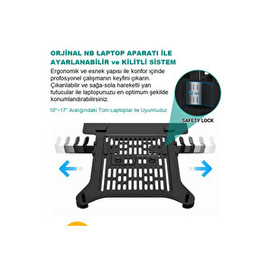 Nb Ergonomic Fp2 Vesa Notebook Aparatı F80-h100-h180-f160-g45 Ile Uyumludur