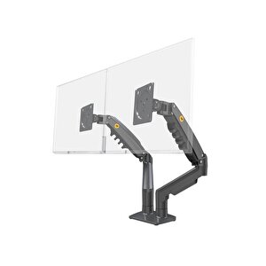 North Bayou Nb F160 17-27" Çift Kol Monitör Kolu 2-9 Kg Amortisörlü Monitör Standı Yeni Versiyon