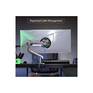 North Bayou A5-gaming , 2-18 Kg , 27"-50 Aralığında Büyük Ekranlar İçin Oyuncu Monitör Standı