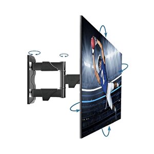 Nb North Bayou P4 32"–55" Vesa Ultra Ince Lcd Led Tv/monitör Hareketli Duvar Askı Aparatı