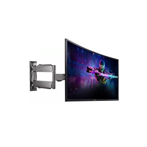 Nb North Bayou P4 32"–55" Vesa Ultra Ince Lcd Led Tv/monitör Hareketli Duvar Askı Aparatı