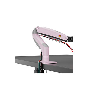 North Bayou Nb F80 17-30" Amortisörlü 2-9 Kg Monitör Standı Pembe F80 Pembe