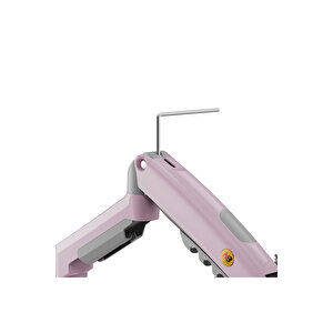 North Bayou Nb F80 17-30" Amortisörlü 2-9 Kg Monitör Standı Pembe F80 Pembe