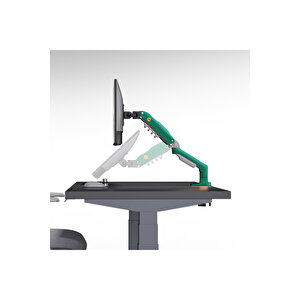 Nb Ergonomic Nb F80 17-30" Amortisörlü 2-9 Kg Monitör Standı Zeytin Yeşili