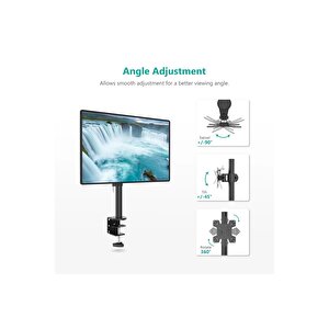Ef61 Steel Design 2-8 Kg Asansörlü 13"-32" Monitör Standı