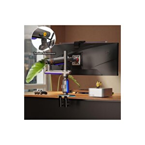 North Bayou G80-gaming , 2-20 Kg , 32"-60" Uyumlu, Rgb Aydınlatmalı, Oyuncu Monitör Standı