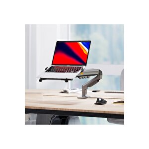 Nb North Bayou F80-fp Amortisörlü 10"-17" Uyumlu Laptop Standı
