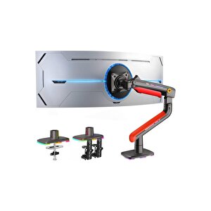 North Bayou L50-gaming , 2-20 Kg , 32"-60" Uyumlu, Rgb Aydınlatmalı, Oyuncu Monitör Standı
