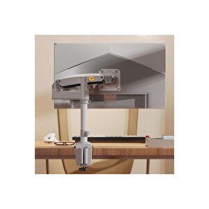 Nb H100 17"-30" Monitör Tutucu Kol Amortisörlü 2-9 Kg Vesa Monitör Standı (beyaz)