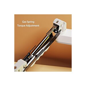 Nb H100 17"-30" Monitör Tutucu Kol Amortisörlü 2-9 Kg Vesa Monitör Standı (beyaz)