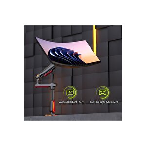 North Bayou L70-gaming , 2-20 Kg , 32"-60" Uyumlu, Rgb Aydınlatmalı, Oyuncu Monitör Standı