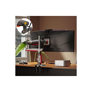 North Bayou L70-gaming , 2-20 Kg , 32"-60" Uyumlu, Rgb Aydınlatmalı, Oyuncu Monitör Standı