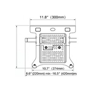 North Bayou Nb Fp-2 Nb Monitör Standları Ile Uyumlu Laptop Standı Beyaz
