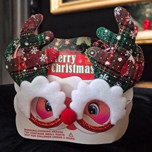 Yilbaşi Parti̇ Gözlük Geyi̇k Boynuz Ast6822