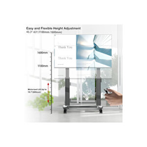 Nb Ergonomic Nb Gf100 Motorlu Profosyonel Tv Standı