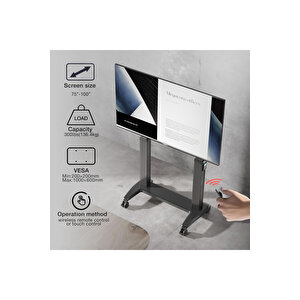 Nb Ergonomic Nb Gf100 Motorlu Profosyonel Tv Standı