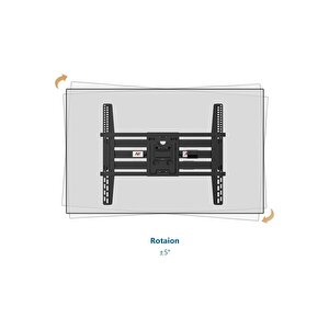 Ergoflex Nb Sp5 Büyük Ekranlar Için  75inch–110inch Profosyonel  Hareketli Tv Askı Aparatı