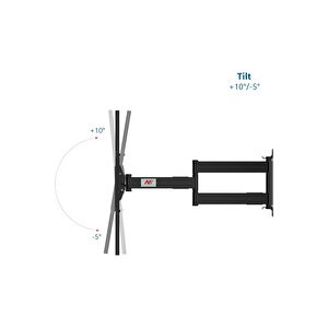 Ergoflex Nb Sp5 Büyük Ekranlar Için  75inch–110inch Profosyonel  Hareketli Tv Askı Aparatı