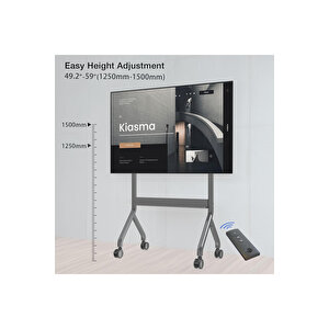 Nb Ergonomic Nb P150 Motorlu & Kumandalı 75-90inch Profosyonel Tv Standı