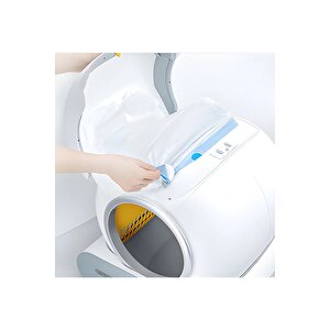 Akıllı Kedi Tuvaleti , Tüm Modeller Ile Uyumlu, Büzgülü Çöp Poşeti 3lürulo ( 3 X 15 Adet ) 45 Adet