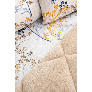 Nordelle Battal Boy Lüx Wellsoft Yorgan Çift Taraflı - 2 Adet Yastık Kılıflı Yorgan Seti 215x235 Cm