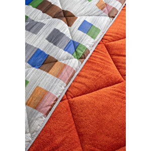 Veluna Çift Kişilik Wellsoft Yorgan Uyku Seti Lastikli Çarşaf+yastık Kılıflı Çift Kişilik Uyku Seti