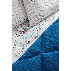 Evoria Tek Kişilik Wellsoft Yorgan Uyku Seti Lastikli Çarşaflı Yastık Kılıflı Tek Kişilik Uyku Seti