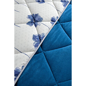 Nordelle Battal Boy Lüx Wellsoft Yorgan Çift Taraflı - 2 Adet Yastık Kılıflı Yorgan Seti 215x235 Cm