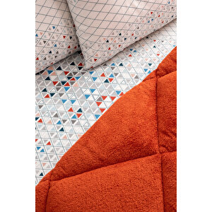 Evoria Tek Kişilik Wellsoft Yorgan Uyku Seti Lastikli Çarşaflı Yastık Kılıflı Tek Kişilik Uyku Seti