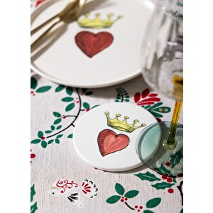 The Mia Luv Bardak Altlığı 4lü Set- 10 Cm