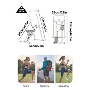 Tirmanma Aleti̇ Eği̇m Ayarli Di̇ji̇tal Göstergeli̇ Katlanabi̇li̇r