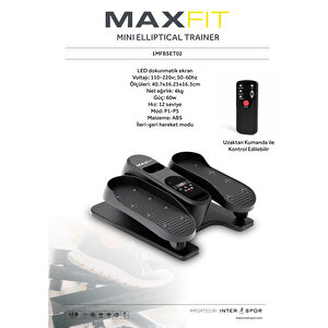 Maxfit Eli̇pti̇k Bi̇si̇klet Uzaktan Kumandali Egzersi̇z Aleti̇ Elektri̇kli̇