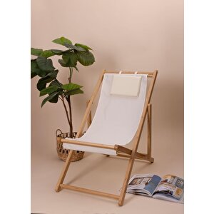 Bambu Katlanır Şezlong Sandalye