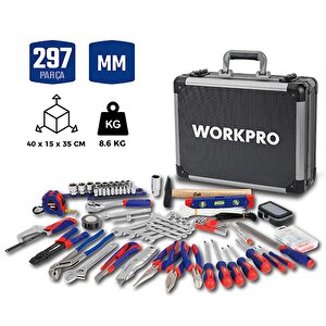 Wp209100 297 Parça Cr-v Profesyonel El Aleti Tamir Seti Tamir Bakım Çantası