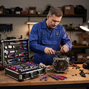 Workpro Wp209100 297 Parça Cr-v Profesyonel El Aleti Tamir Seti Tamir Bakım Çantası