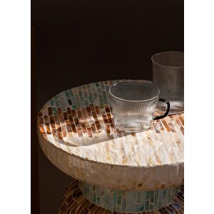 The Mia Sedef Tabure Yan Sehpa 38x40 Cm Tlc0103