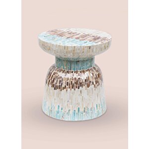 The Mia Sedef Tabure Yan Sehpa 38x40 Cm Tlc0103