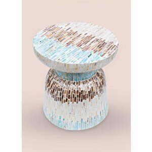 The Mia Sedef Tabure Yan Sehpa 38x40 Cm Tlc0103