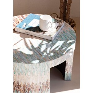 The Mia Sedef Tabure Yan Sehpa 66x48 Cm Tlc0119