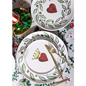 The Mia Luv Pasta Tabağı 6lı Set 19 Cm