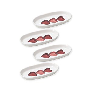 Luv Oval Servis 4lü 21 Cm