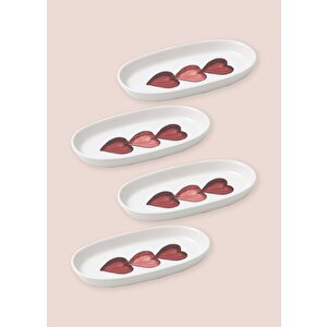 Luv Oval Servis 4lü 21 Cm