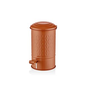 Prizma Çöp Kovası Banyo Terracota 5 Lt